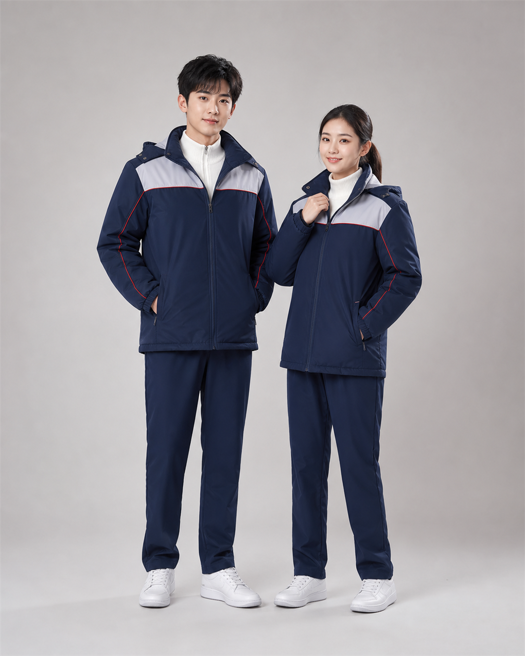 Chinese-Style Winter School Uniforms – Boys & Girls